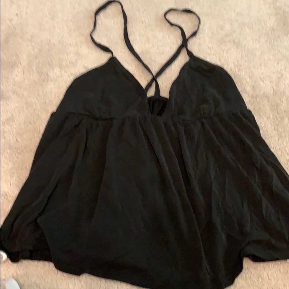 Express black babydoll tank size M